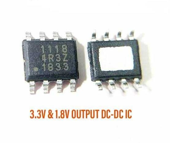 1118 ic out put-3.3v &1.8 v dc this is dual output voltage ic  input-5v dc (Pack of 5pic)