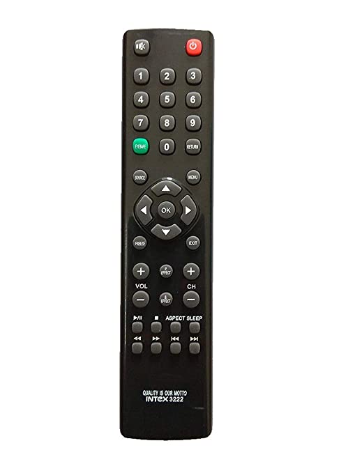 INTEX 3222 LED LCD TV Remote Control with Intex LED LCD TV Remote