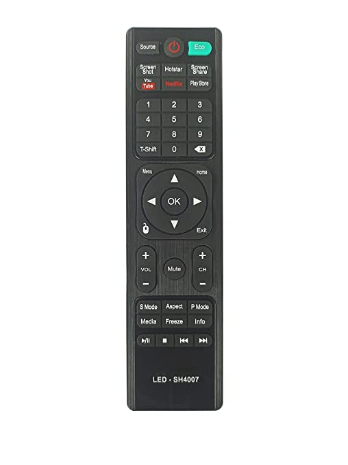 INTEX LED-SH4007 LED TV Remote Control