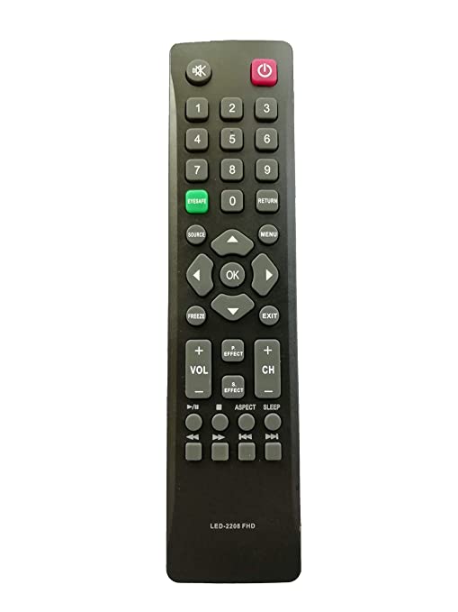 INTEX LED-2208 FHD LCD LED TV Remote Control for INTEX