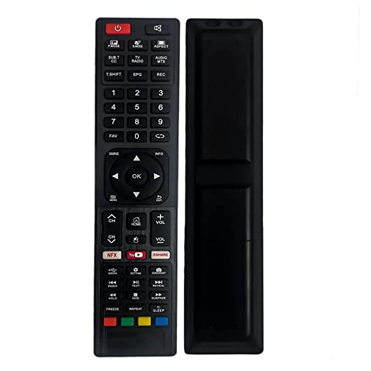 JVC TV Remote LCD LED Universal Remote Control Television with Netflix YouTube ESHARE Hotkeys