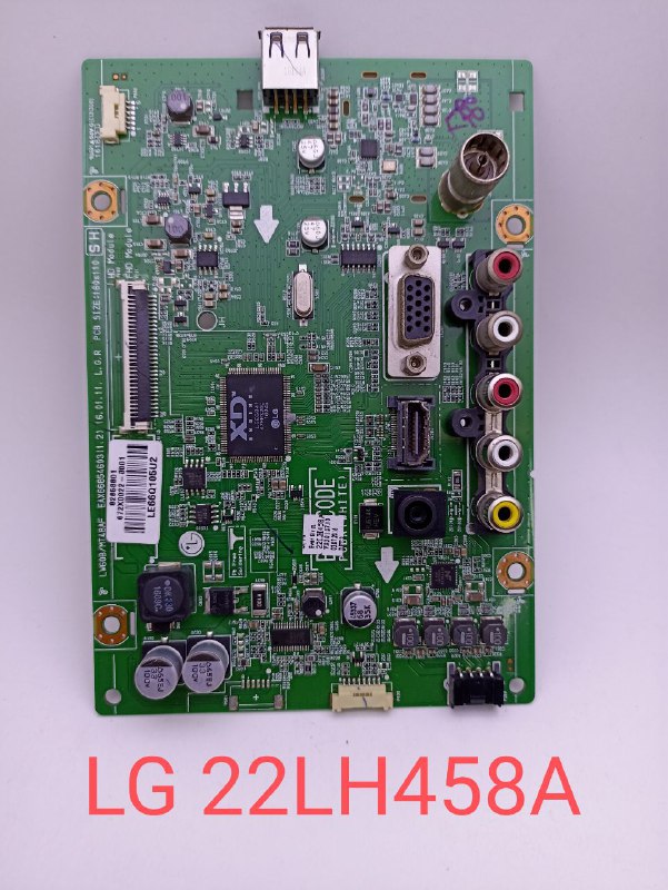 LG 22LH458A LED TV MOTHERBOARD. LG 22 INCH TV MAIN BOARD