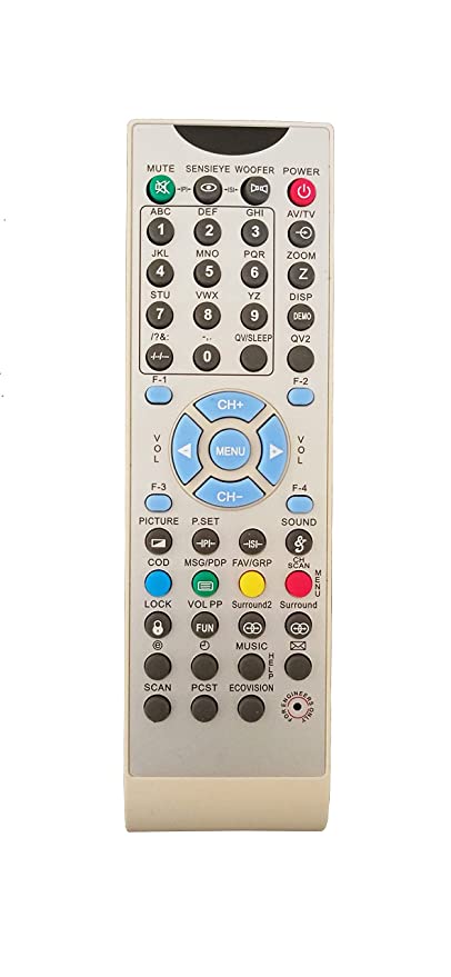 VIDEOCON TV Remote  S-209 (Works with All Most VIDEOCON TV)