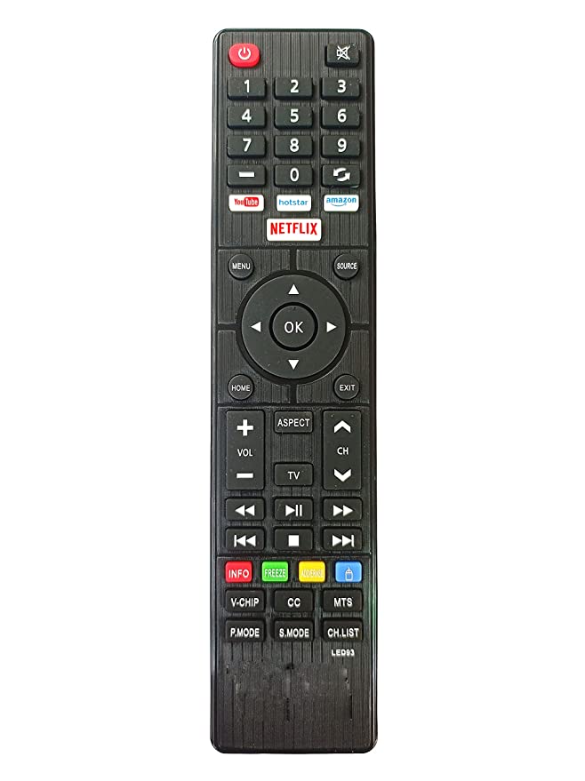 LLOYD LED93 LCD LED TV Remote Control with Netflix YouTube Hotstar Function for Lloyd Tv Remote