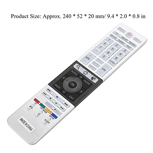 TOSHIBA Ultra HD Smart TV Remote Control For CT-90430 CT-90429
