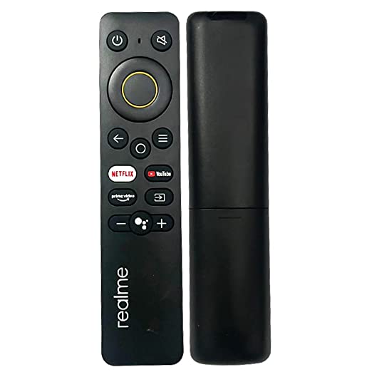 Realme Remote Smart 4K Android LED OLED QLED TV replacement for original realme remote with Netflix, Prime Video and YouTube Hot Keys - Non Voice