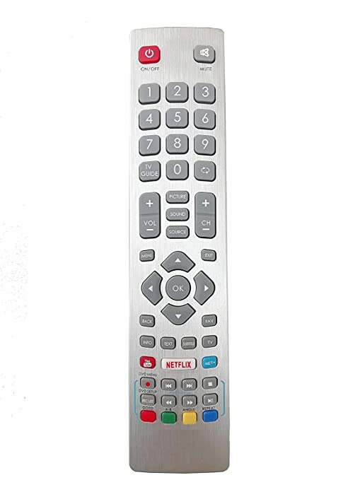 SHARP Smart LED LCD TV Remote Control with Function Netflix YouTube AQUOS Sharp
