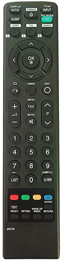 UN170 LCD LED TV Universal Remote Control for Sony TCL Sharp