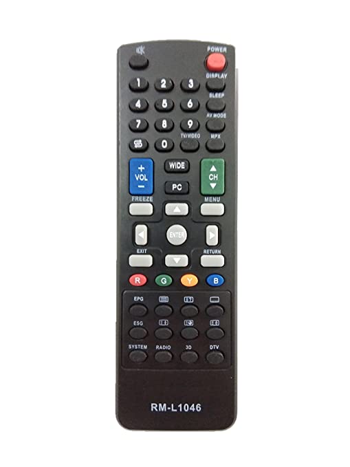 SHARP RM-L1046 LED LCD TV Remote Control for Sharp LED LCD