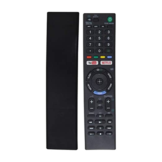 SONY Bravia LCD LED UHD OLED QLED 4K Ultra HD TV remote control with YouTube and NETFLIX Hotkeys. Universal Replacement for Original Sony Smart Android tv Remote Control