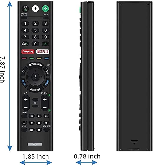 SONY 4K Smart TV Remote Bluetooth Voice Command for LED UHD OLED QLED Android Bravia  Control Replacement of Original RMF-TX200P RMF-TX200U RMF-TX200E RMF-TX300A Models Remote