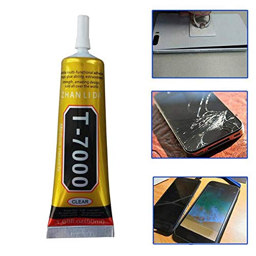 T7000 Multipurpose Black Adhesive Waterproof Washable Glue (Black)