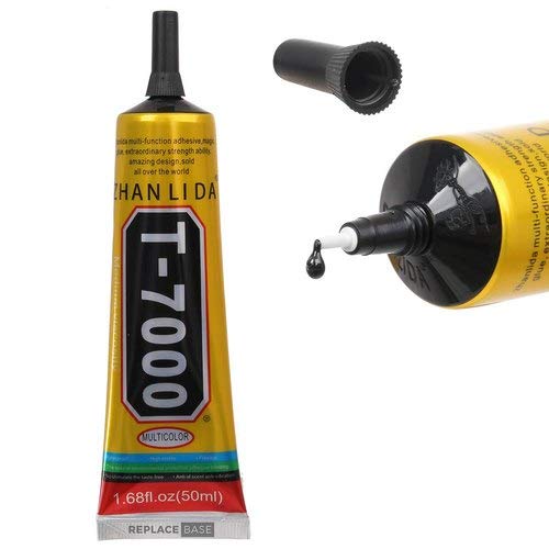 T7000 Multipurpose Black Adhesive Waterproof Washable Glue (Black)