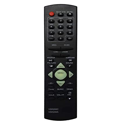 VIDEOCON TV Remote Control  VC121 2 in 1 VSR200A VSR200C