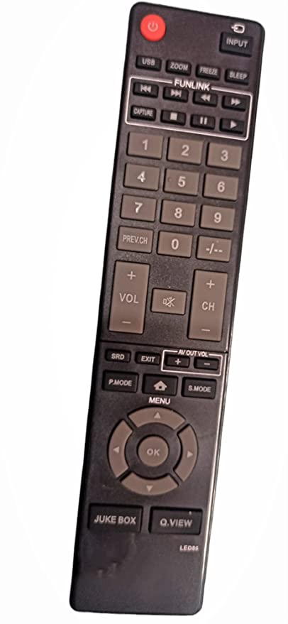 VIDEOCON TV Remote Control for Jukebox Function