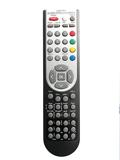 VU Smart TV LC1503 LED LCD Remote Control for Troma Croma Lloyd VINWORTH