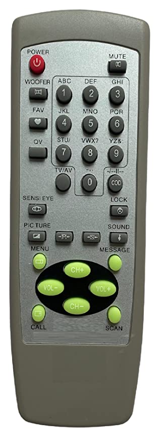 VIDEOCON CRT TV Remote Control  VT202, (Exactly Same Remote Will Only Work)