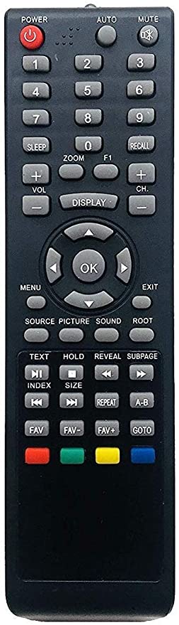 VU LED/LCD/HD TV Remote Control