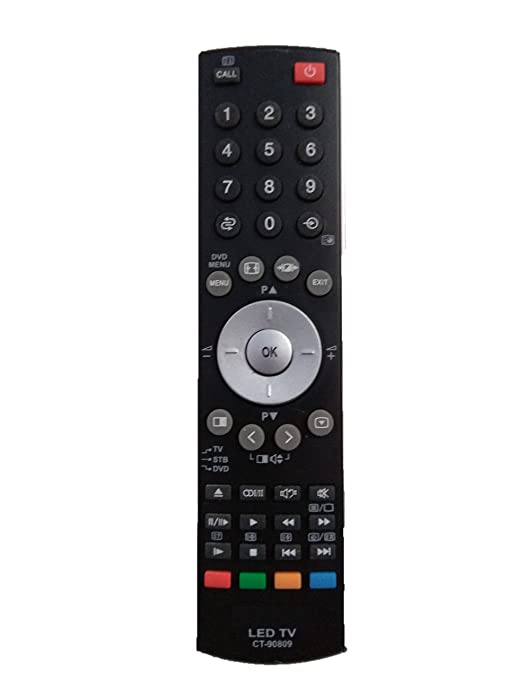 TOSHIBA Remote Control CT-90809 LED DVD TV