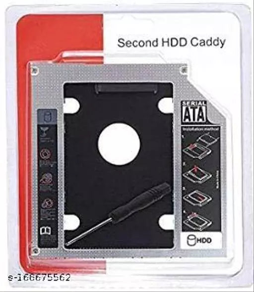 Hard Drive SATA 2nd HDD Caddy Tray for Unibody 12.7mm Laptop CD/DVD-ROM Drive Slot Only for SSD and HDD