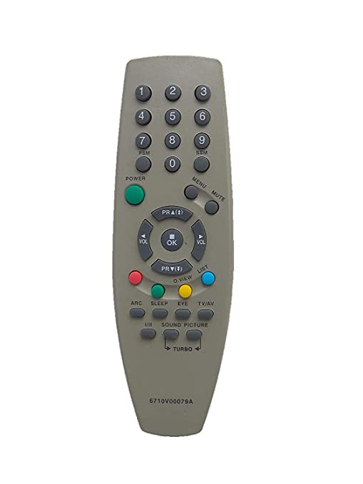 LG Remote for CRT TV Remote Control Model No :- 6710V00079A (Please Match The Image with Your Old Remote)