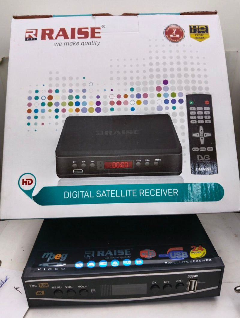 DTH HD DIGITAL SATELLITE RECEIVER ( USB, WIFI, YOUTUBE, MPEG4, IPTV ) SETUP BOX