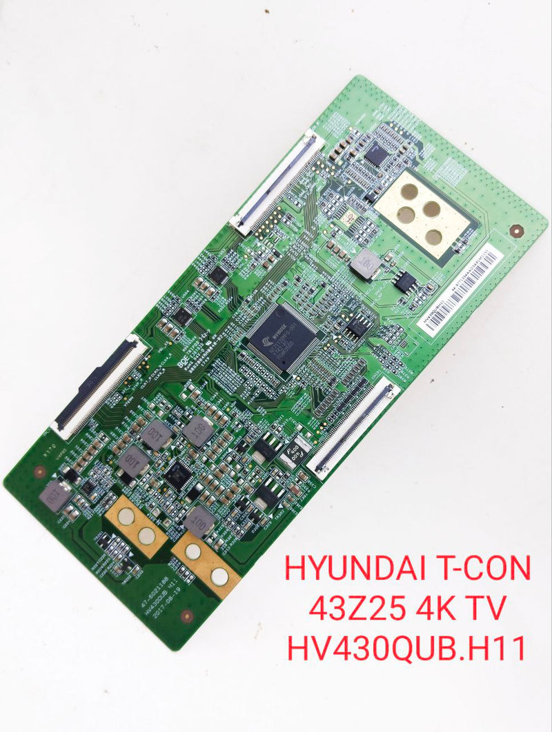 HYUNDAI 43Z25 4K TV T-CON BOARD. P/N:-HV430QUB.H11