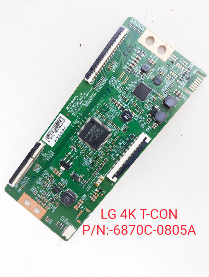 LG 4K LED TV T-CON. P/N:-6870C-0805A