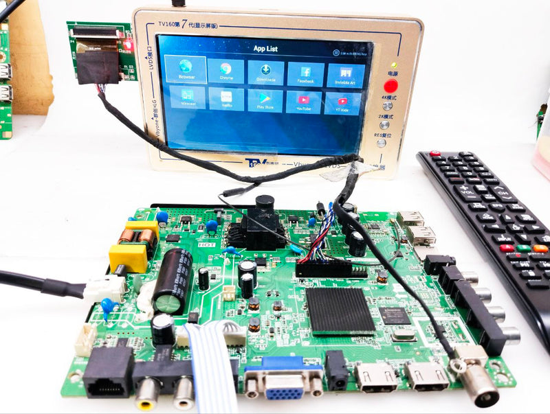 RONIX 32 Inch SMART LED TV MOTHERBOARD. P/N :- TP.MS358.PB802. (1366*768)