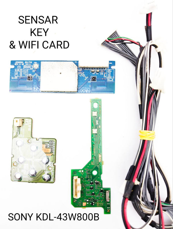 SONY KDL-43W800D LED TV SENSAR ; KEY & WIFI CARD