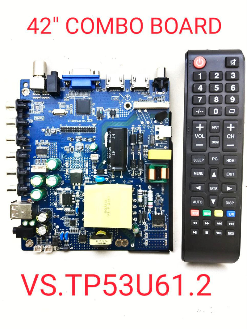 UNIVERSAL 42'' LED TV COMBO BOARD VS.TP53U61.2 MOTHERBOARD
