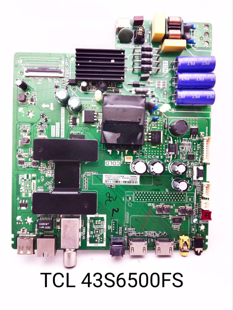 TCL 43S6500FS SMART LED TV MOTHERBOARD. TCL 43 Inch
