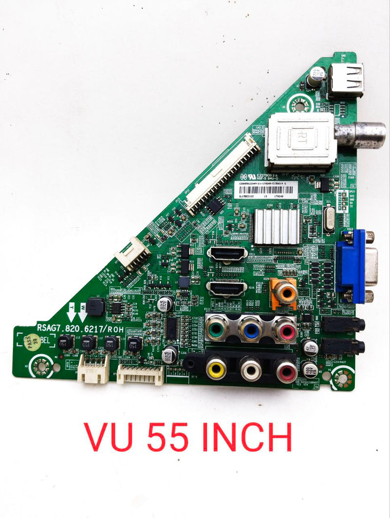 VU 55 INCH LED TV MOTHERBOARD. PART NO:- RSAG7.820.6217/ROH