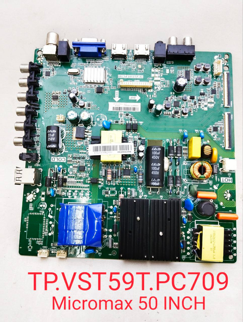 MICROMAX 50 INCH LED TV MOTHERBOARD. MODEL-50Z7550FHD