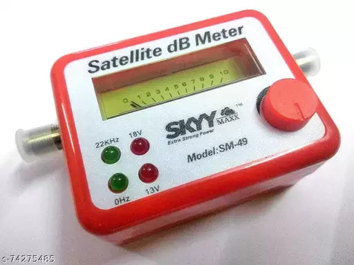Satellite Signal Finder Meter for DTH, Dish Antenna, LNB and STB (Multicolour)