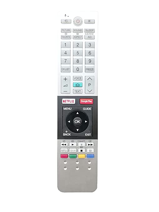 TOSHIBA Voice Remote Control CT-8536Smart TV with Netflix GooglePlay ( Voice Remote)